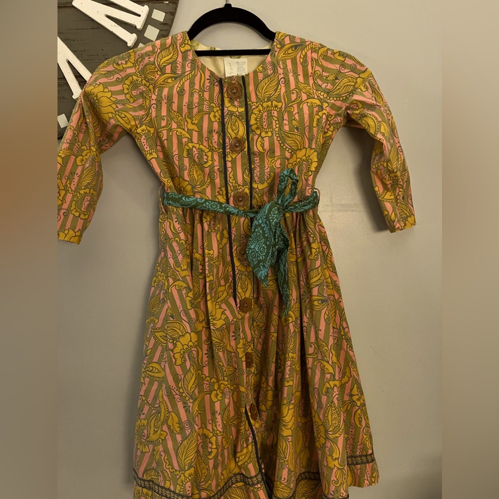 Matilda Jane paint by numbers colorful print dress size 8